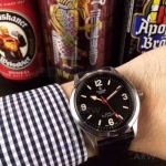 Perfect Replica Tudor Ranger 41 MM Black Dial Leather Band Automatic Watch